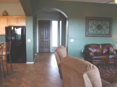 Front door from inside